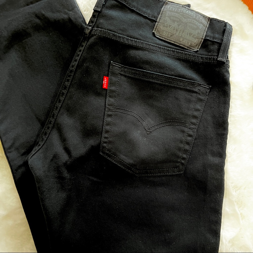 Men's Levis 513 Black jeans